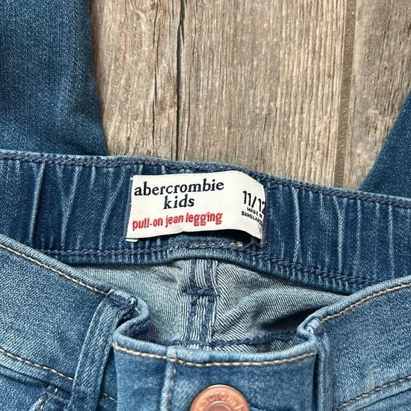 Abercrombie girls pull on jean legging Size 11 12 - Picture 5 of 5